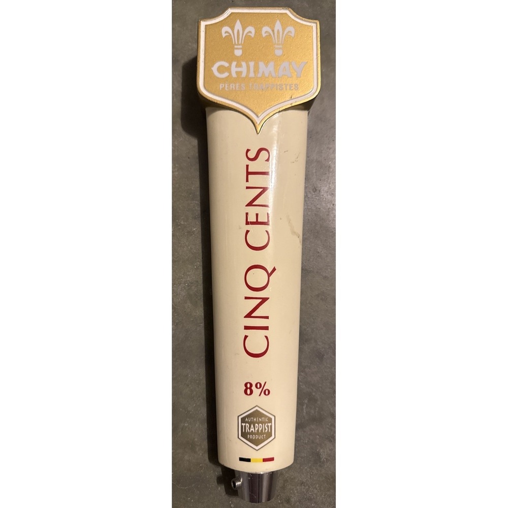 Chimay Cinq Cents Belgian Trappist Ale Beer Tap Handle 11" Tall